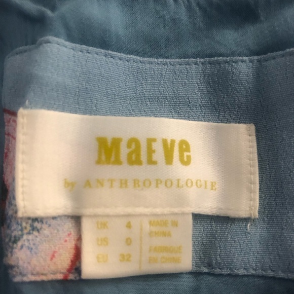 Maeve Anthropologie Rosalia Wrap Dress size  4 - Picture 8 of 9